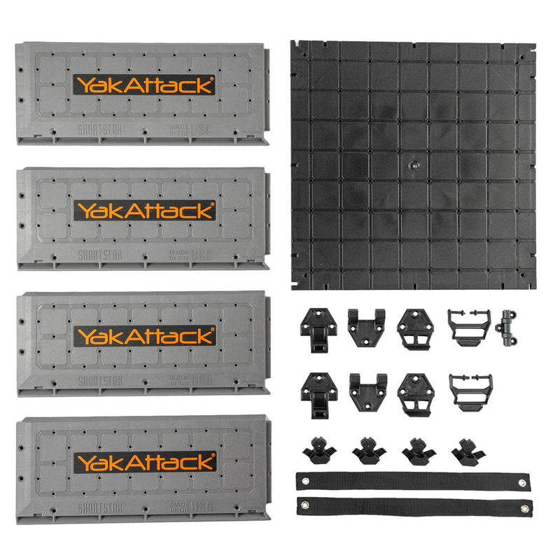 Load image into Gallery viewer, YakAttack - 13x13 ShortStak Upgrade Kit for BlackPak Pro Battleship Grey
