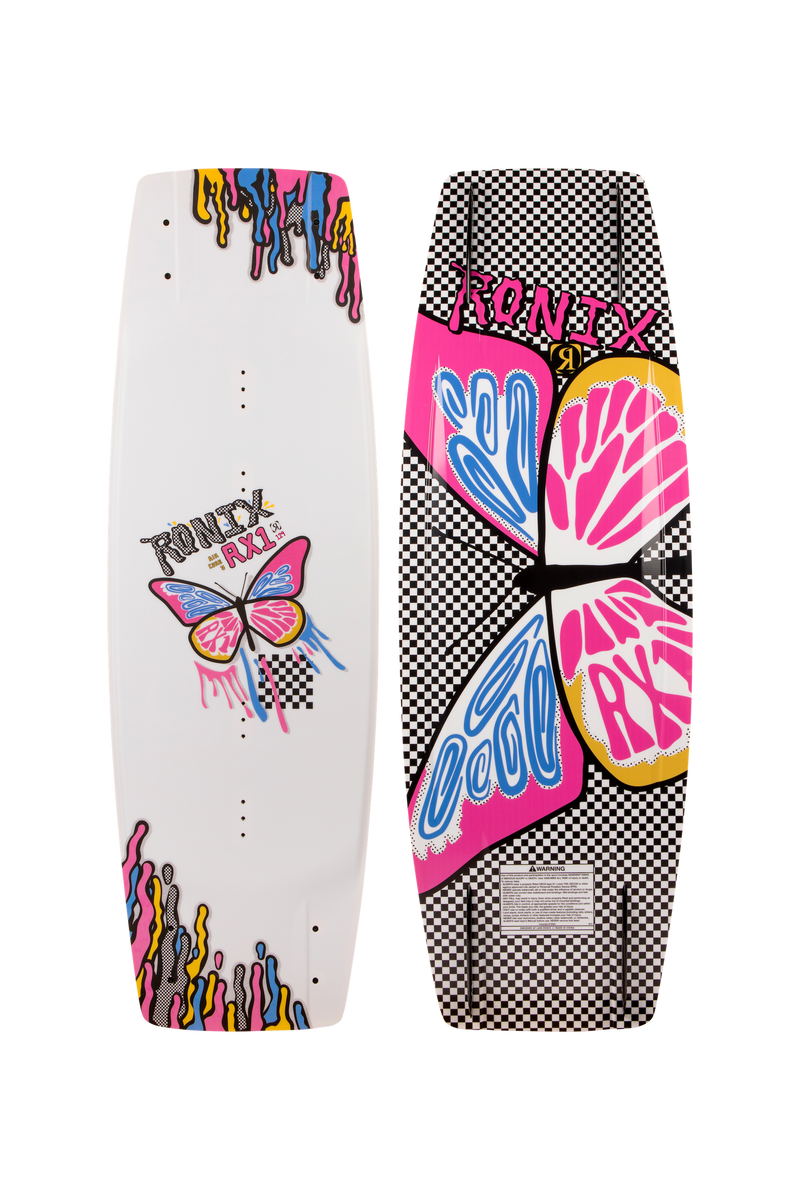 Load image into Gallery viewer, Girl&#39;s RX1 Wakeboard - Checkered Butterfly - 2025
