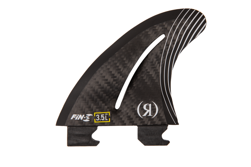 Load image into Gallery viewer, 4.0 in. - Fin-S 2.0 - Flo Thru - Left Surf Fin - Carbon - 2025
