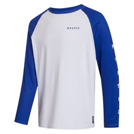 Bolt L/S Quickdry - White / Blue - 2025