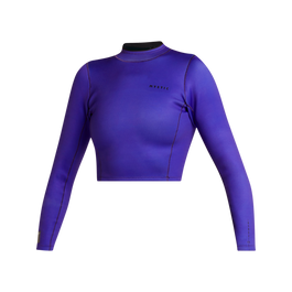 Lunar L/S Crop Top Neoprene 2mm Women - Purple - 2024