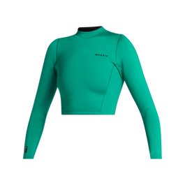 Lunar L/S Crop Top Neoprene 2mm Women - Green - 2025