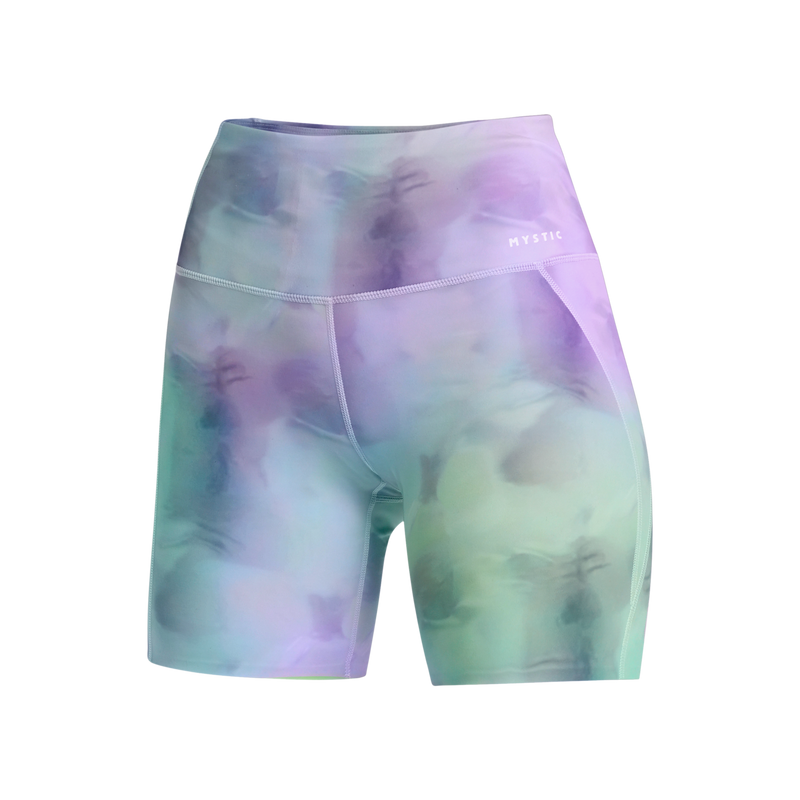 Load image into Gallery viewer, Terri Performance Biker Shorts Women - Purple / Green - 2025
