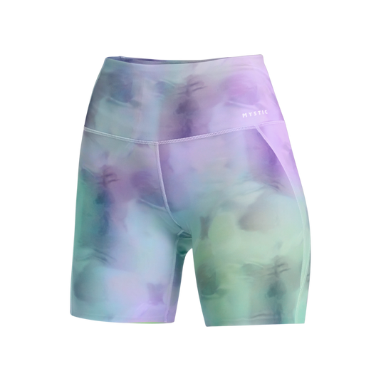 Terri Performance Biker Shorts Women - Purple / Green - 2025