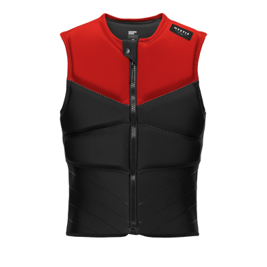 Block Impact Vest FrontZip - Red - 2025