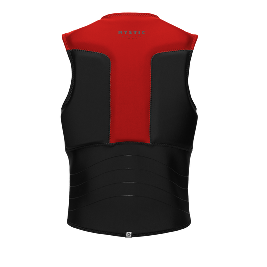 Block Impact Vest FrontZip - Red - 2025