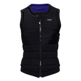 Zodiac Impact Vest Fzip Wake Women - Black / Purple - 2025