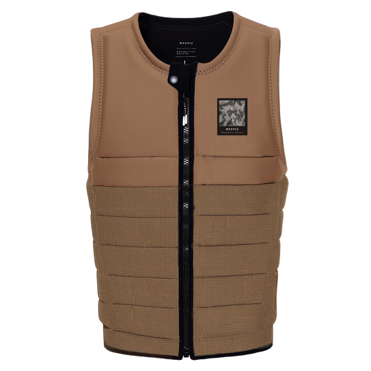 The Dom Impact Vest Fzip Wake - Slate Brown - 2025