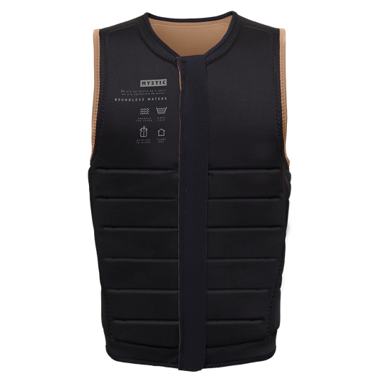 The Dom Impact Vest Fzip Wake - Slate Brown - 2025