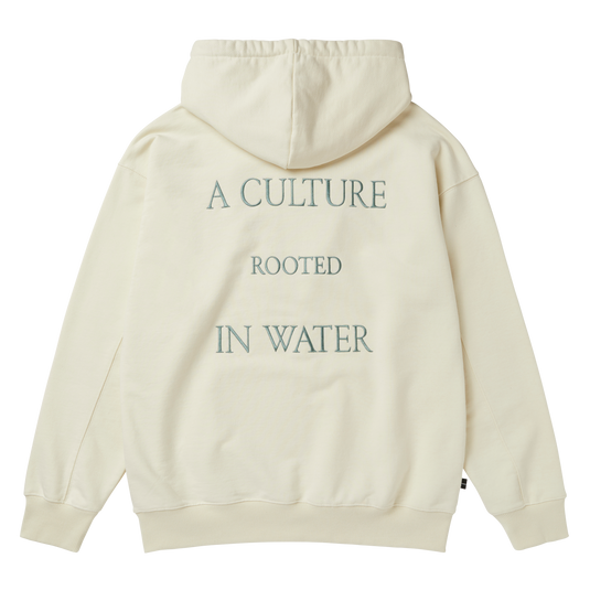 Rooted Hood Sweat - Dirty White - 2025