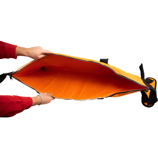 YakAttack - Insulated Fish Cooler Bag with Drain Plug - 38”x13” - Orange