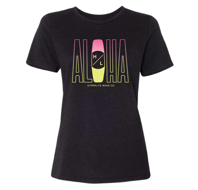 Aloha Womens Tee - Black - 2025