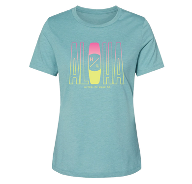 Aloha Womens Tee - Lagoon - 2025