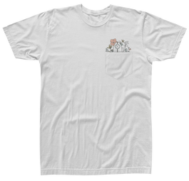 Garden Pocket Womens Tee - White - 2025