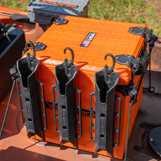 YakAttack - BlackPak Pro Kayak Fishing Crate - 13x 13 YakAttack Orange