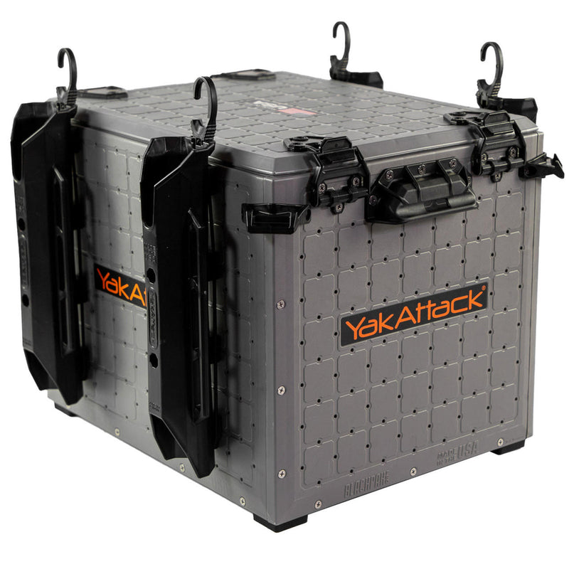 Load image into Gallery viewer, YakAttack - BlackPak Pro Kayak Fishing Crate - 13x 16 Battleship Grey
