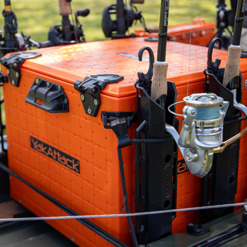 Load image into Gallery viewer, YakAttack - BlackPak Pro Kayak Fishing Crate - 16x 16 YakAttack Orange
