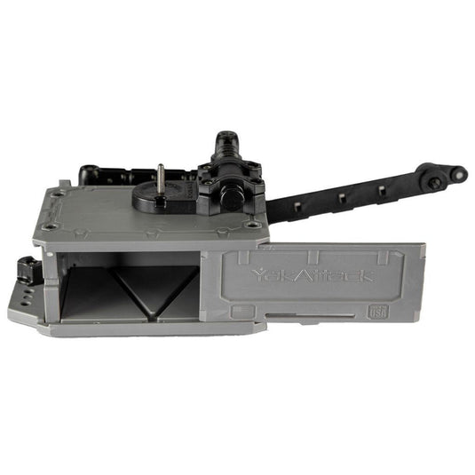 YakAttack - CellBlok Battery Box and SwitchBlade Transducer Arm Combo, Battleship Grey