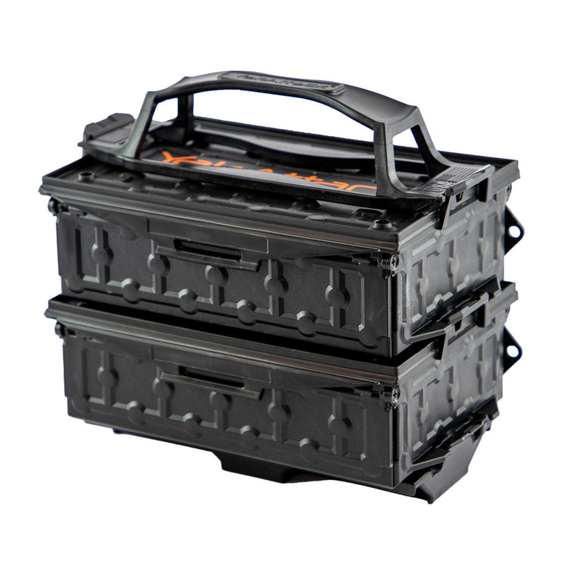 Load image into Gallery viewer, YakAttack - Fully Loaded TracPak Combo Kit, Two Boxes, Track Mount, Handle, and 3 Trays
