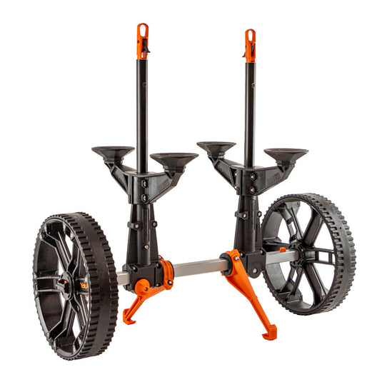 YakAttack - TowNStow Scupper Kayak Cart with BeadLoc Wheels