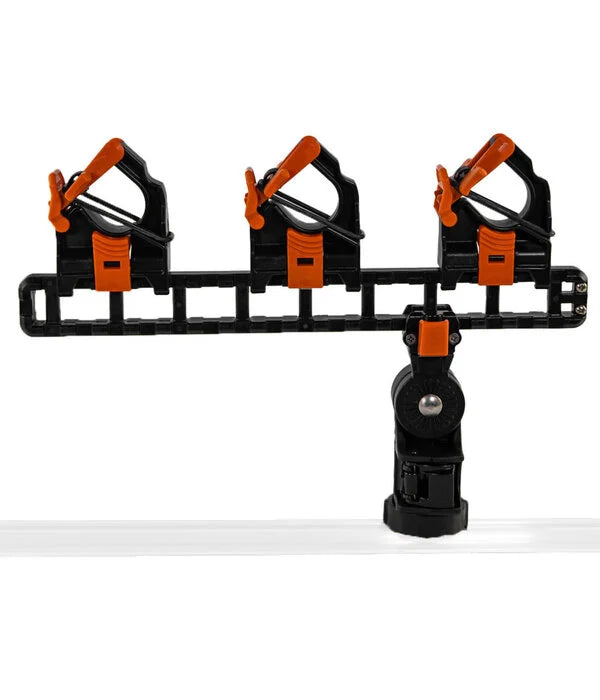 Load image into Gallery viewer, YakAttack - SideStage Pro Rod Rack includes 6 FlipGrips, 2 ClickTrac Rails, LNL Mount
