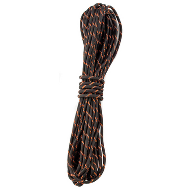 YakAttack - USA Made 550 Paracord - 35 ft - Black/Orange | Watersports World UK