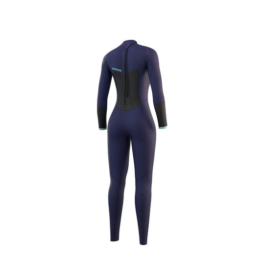 Womens Star 3/2mm Back Zip Wetsuit- Night Blue - 2024