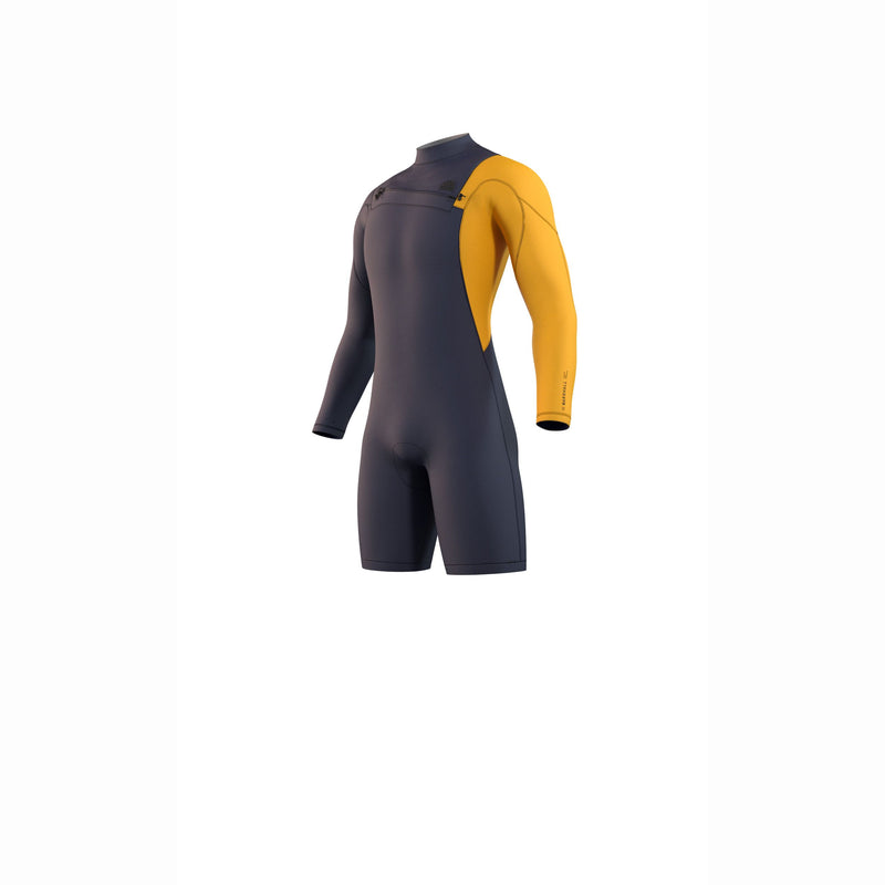 Load image into Gallery viewer, Marshall Longarm Shorty 3/2mm Front Zip - Blue/Mustard - 2022
