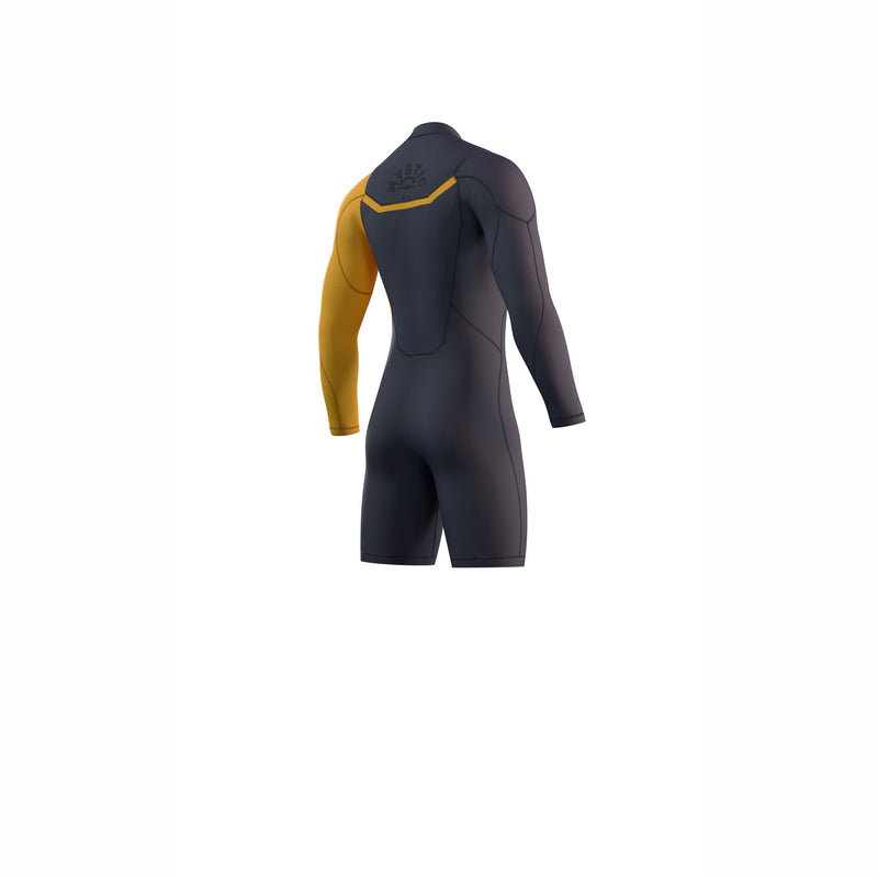 Load image into Gallery viewer, Marshall Longarm Shorty 3/2mm Front Zip - Blue/Mustard - 2022
