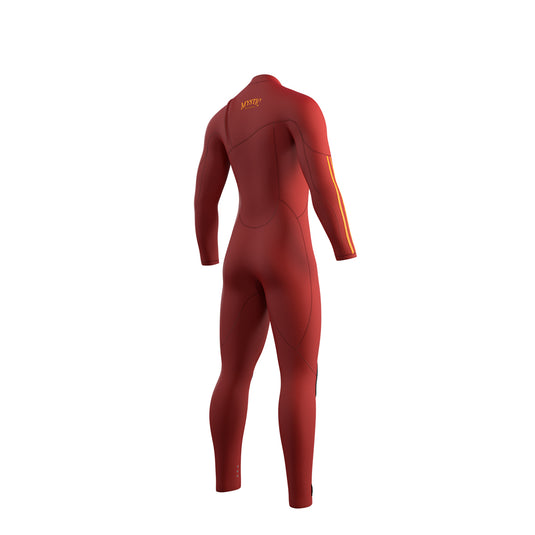 The One Fullsuit 4/3mm Zipfree - Red - 2023