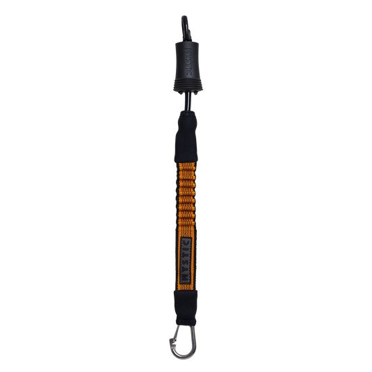 Kite Safety Leash Short - Black / Orange - 2025