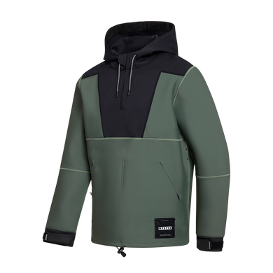 Fulmar Neoprene Hoodie 3/2mm - Dark Olive - 2025