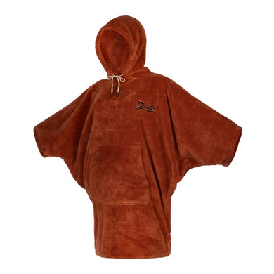 Womens Poncho Teddy - Rusty Red - 2021