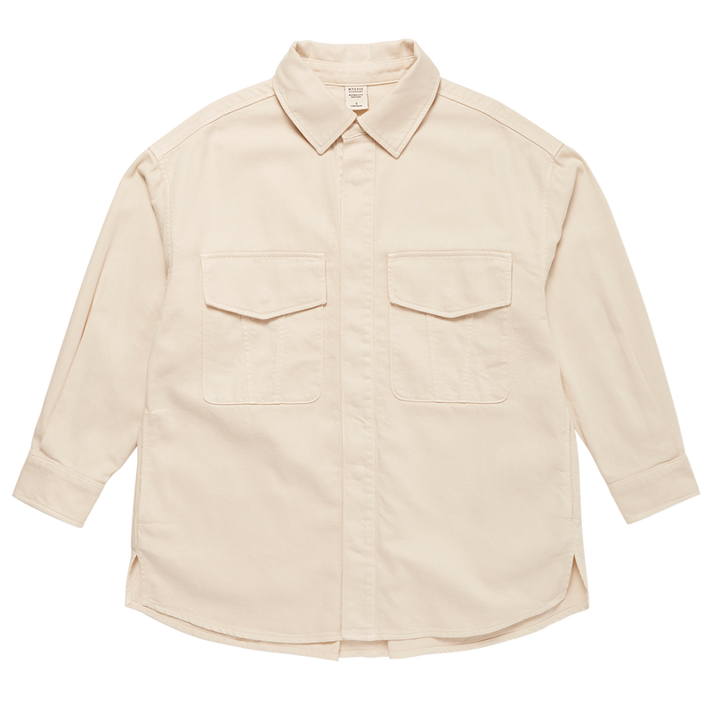 Load image into Gallery viewer, The Overshirt Shirt Womens - Off White - 2024
