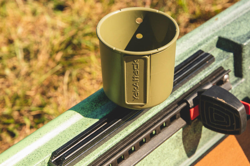 Load image into Gallery viewer, YakAttack - MultiMount Cup Holder - Olive Green | Watersports World UK 2
