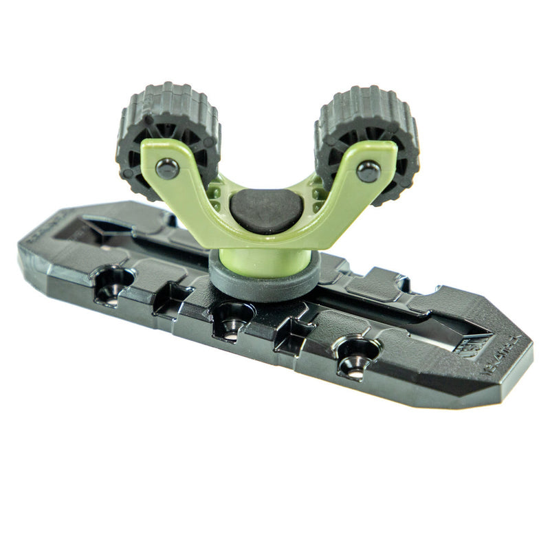Load image into Gallery viewer, YakAttack - RotoGrip Paddle Holder - Track Mount - Olive Green | Watersports World UK 2
