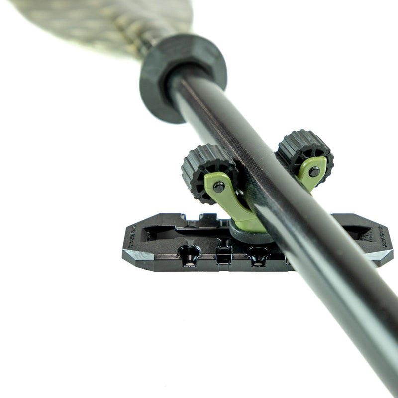 Load image into Gallery viewer, YakAttack - RotoGrip Paddle Holder - Track Mount - Olive Green | Watersports World UK 3
