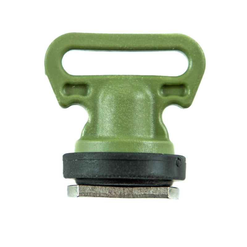 Load image into Gallery viewer, YakAttack - Vertical Tie Down - Track Mount - 2 pack - Olive Green | Watersports World UK
