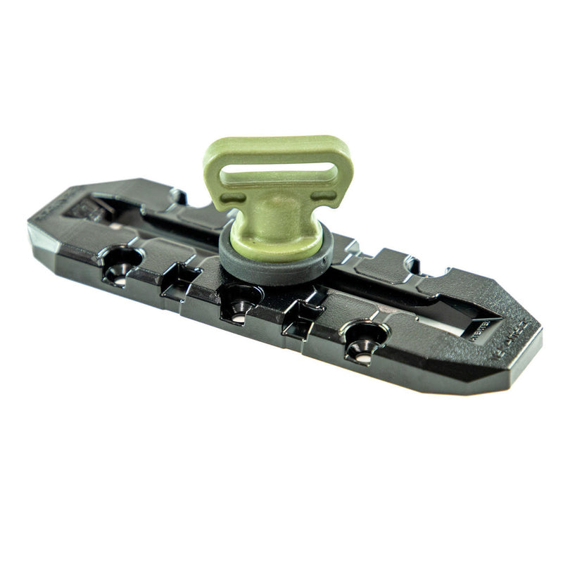 Load image into Gallery viewer, YakAttack - Vertical Tie Down - Track Mount - 2 pack - Olive Green | Watersports World UK 4
